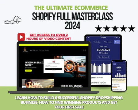 Dropshipping Masterclass - Digital Product Store