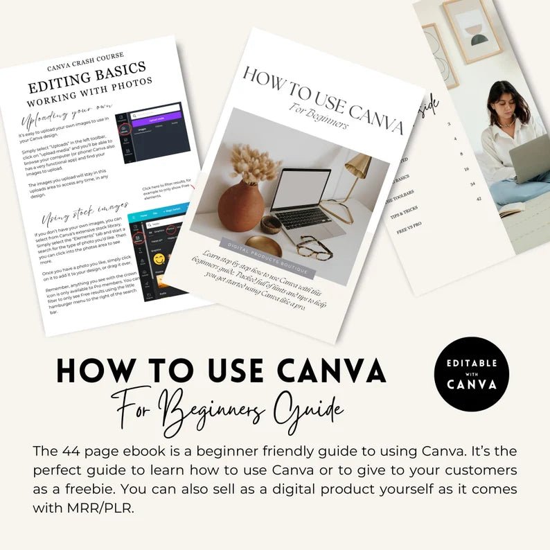 Canva Crash Course for Beginners - Digital Product Store