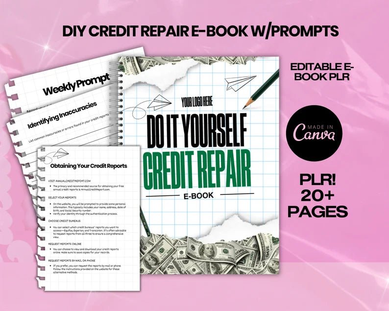 DIY Credit Repair Ebook - Digital Product Store