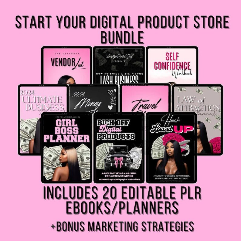 Start Your Digital Product Store Bundle - Digital Product Store