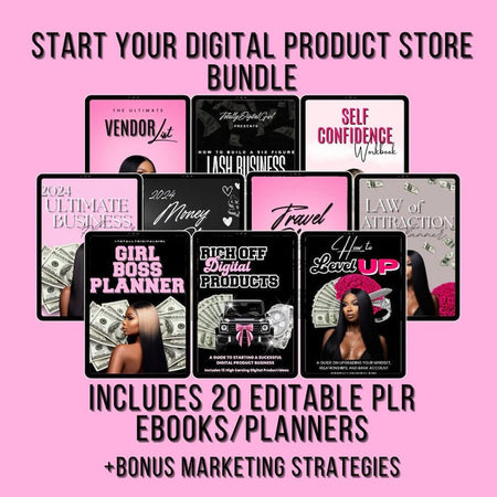 Start Your Digital Product Store Bundle - Digital Product Store