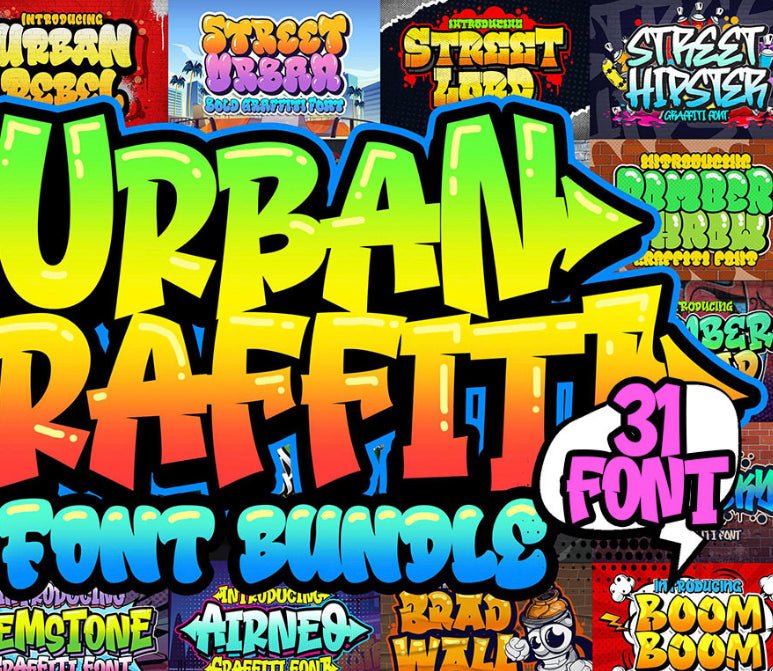 Graffiti Font - Digital Product Store