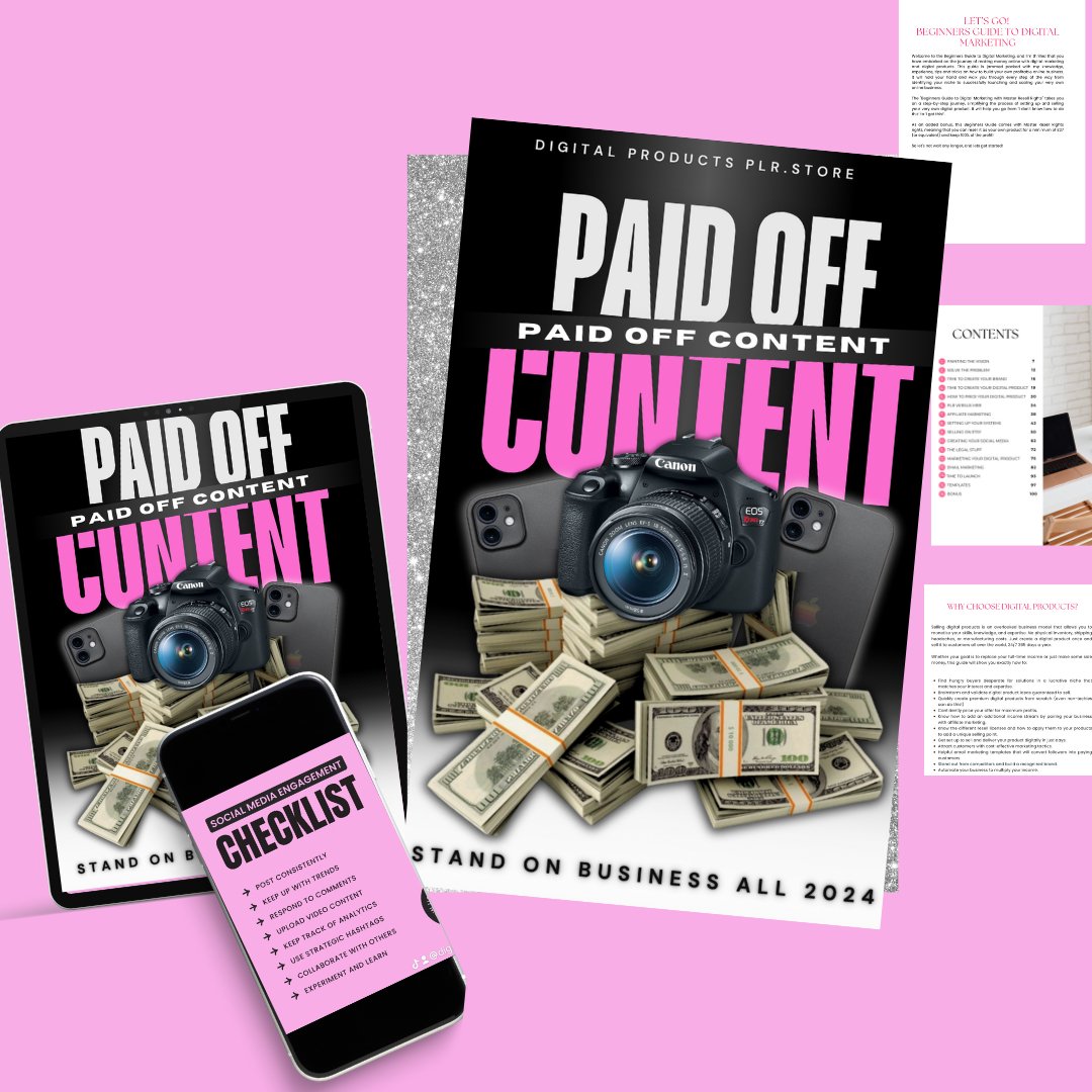Paid off Content - Digital Product Store