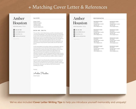 Professional Resume Template - Digital Product Store