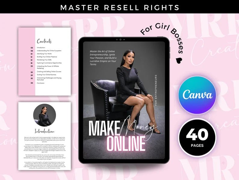 How To Make Money Online Ebook - Digital Product Store