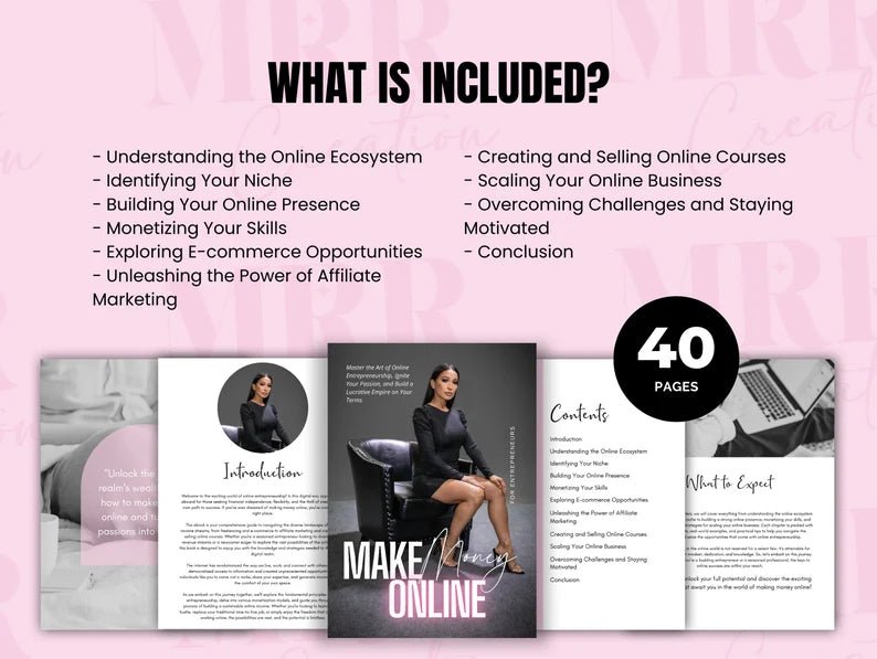 How To Make Money Online Ebook - Digital Product Store
