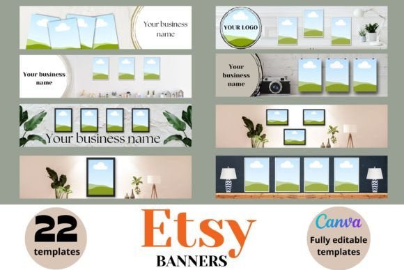 Etsy Banner Template - Digital Product Store