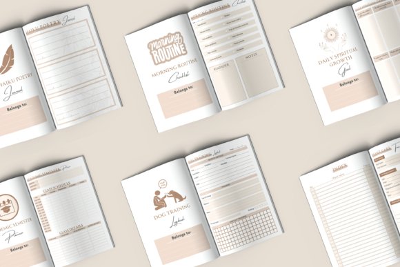 120+ Canva Editable KDP Interior Combo - Digital Product Store