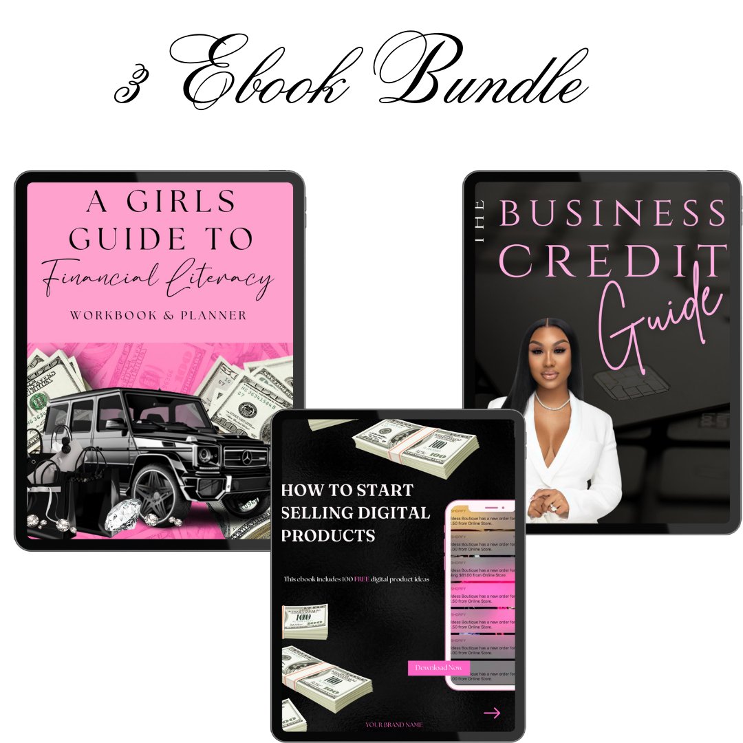 3 Ebook Bundle - Digital Product Store