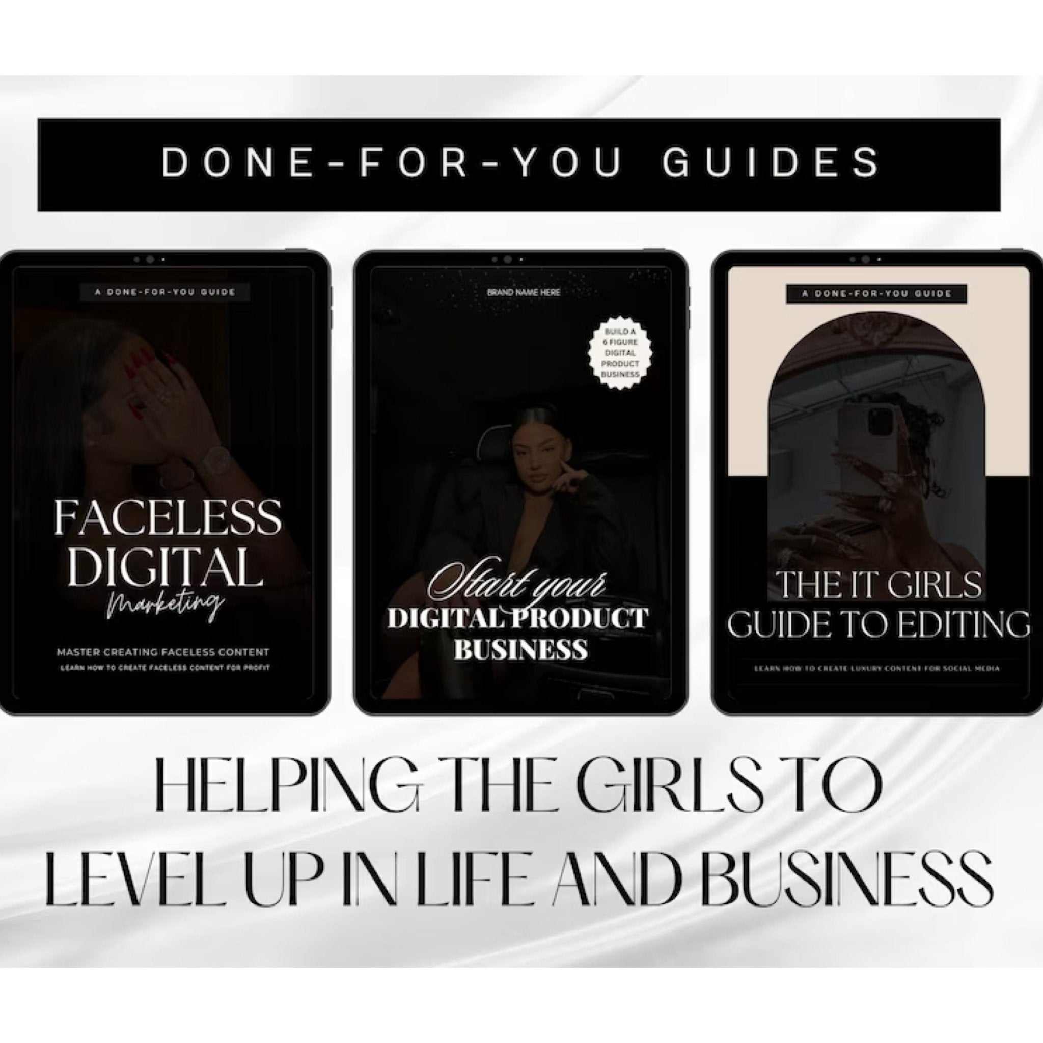 Faceless Digital Marketing Ebook Guide - Digital Product Store