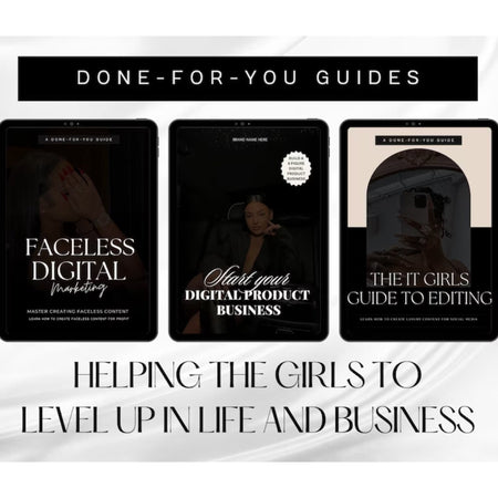Faceless Digital Marketing Ebook Guide - Digital Product Store