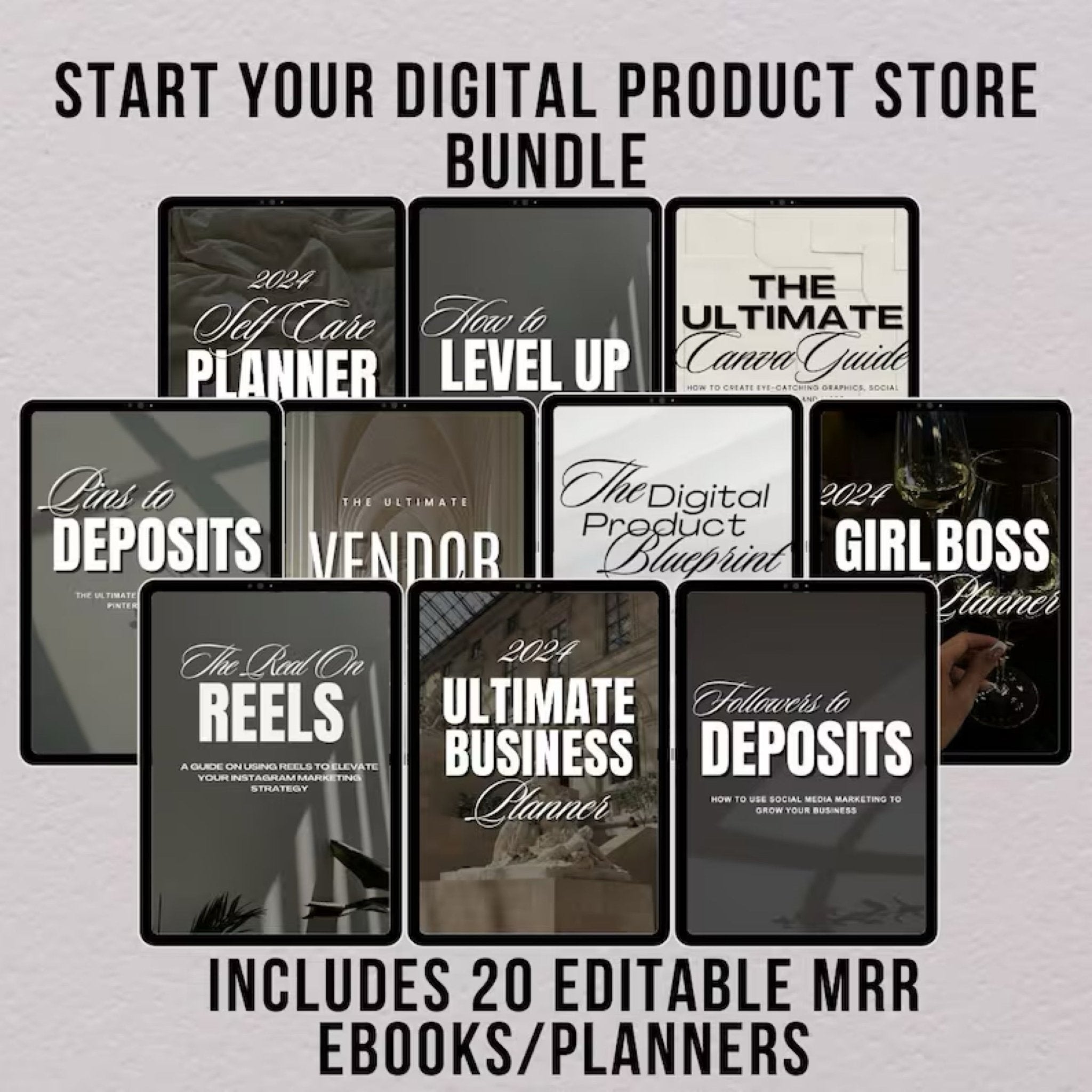 Start Your Digital Store Bundle - Digital Product Store