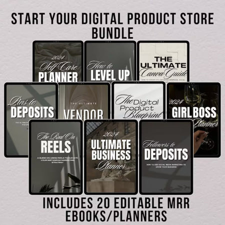 Start Your Digital Store Bundle - Digital Product Store
